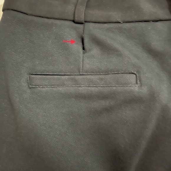 Zara Snakeskin Front Pants Black Size Large Skinny Leg Ankle Length High Waist - Picture 7 of 7